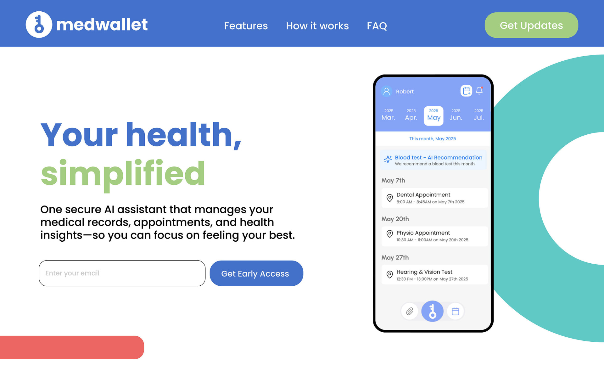 Medwallet Website — image 1